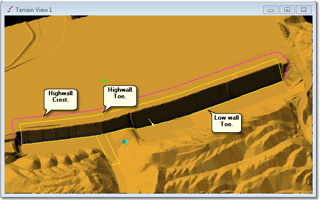 Example Pit for Blast Design.