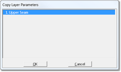 Copy Layer Parameters Dialog.