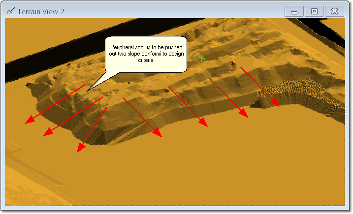 Post Mining Topography (Terrain Surface).