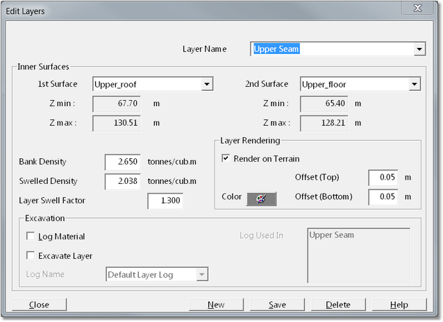 Edit Layers Dialog.