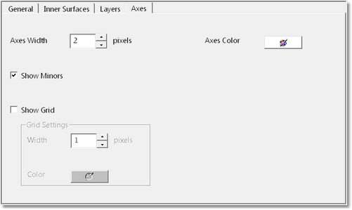 Section Settings Axes Page.