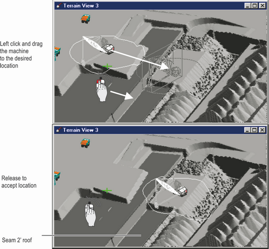 Dragline Positioning.