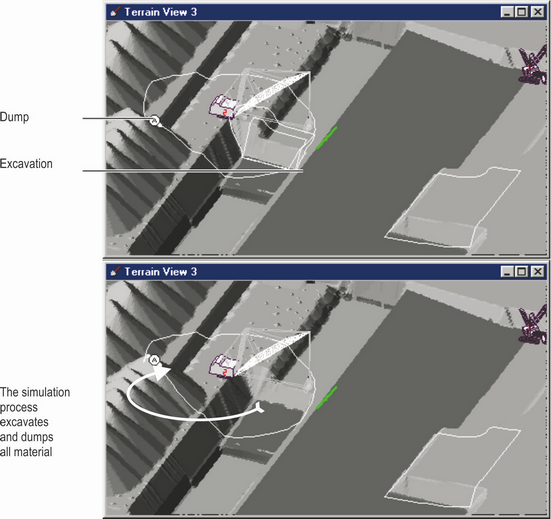 Dragline Set up for next move.