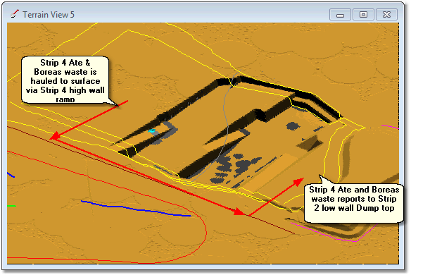 Strip 2 Low wall Dump Top.