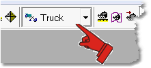 Simulation mode pulldown set to Truck