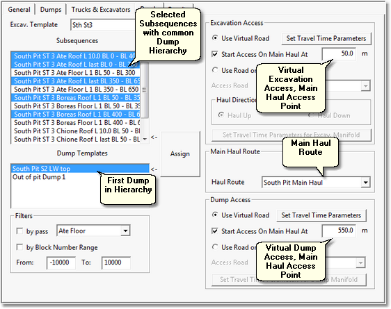 Simulation Settings Dialog, Roads Page, Hybrid Road System Set up