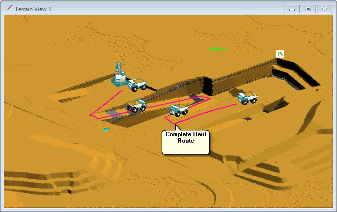 Complete Haul Route, Haul Down Excavation Access