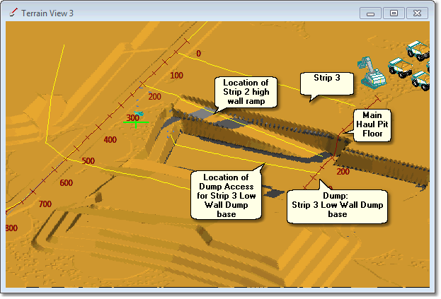 Hybrid Roads Example, Main Haul and Accesses for Lower Passes