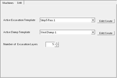 Linked Simulation dialog, Link page.