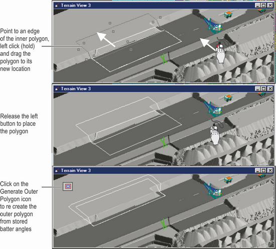 Moving Excavation Polygons.