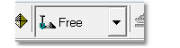 Simulation Mode pulldown, Free mode.